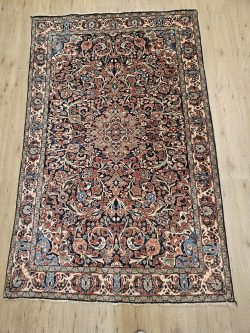 197x126 vintage handgeknoopt perzisch tapijt sarough ID32306