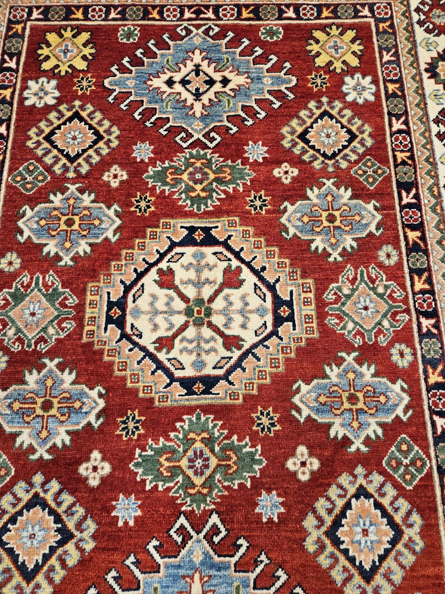 214x152 handgeknoopt oosters tapijt kazak ID32445 - Afbeelding 2