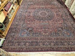 410x304 vintage handgeknoopt perzisch tapijt semnan ID32500