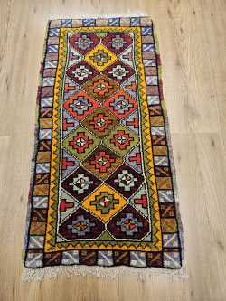 105x50 vintage handgeknoopt oosters tapijt ID32565