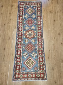 174x60 handgeknoopt oosters tapijt loper kazak ID32738