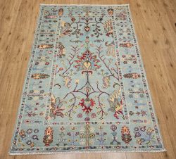 181x124 handgeknoopt oosters tapijt modern ID32441