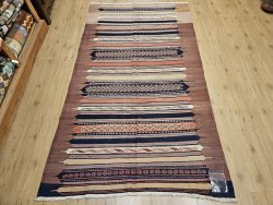 246x141 vintage handgeweven perzische wollen kelim ID32555