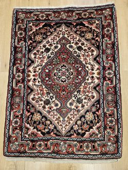 097x70 vintage handgeknoopt perzisch tapijt djozan ID32555