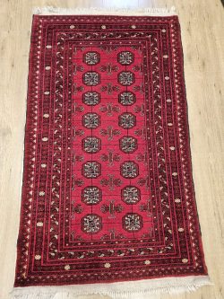 140x78 vintage handgeknoopt oosters tapijt bochara ID32762