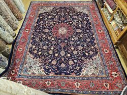 383x293 vintage handgeknoopt perzisch tapijt sarough ID32580