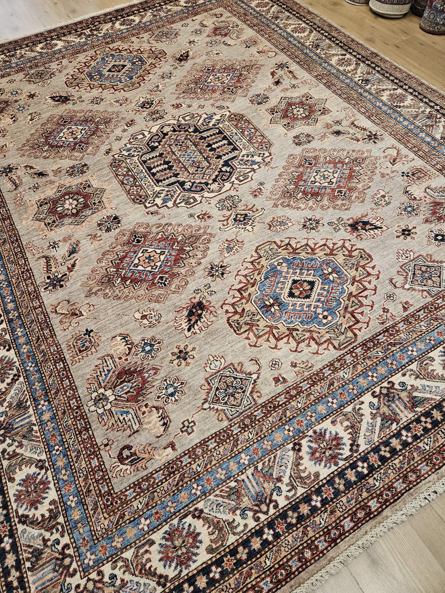 305x248 handgeknoopt oosters tapijt kazak super ID32981 - Afbeelding 2