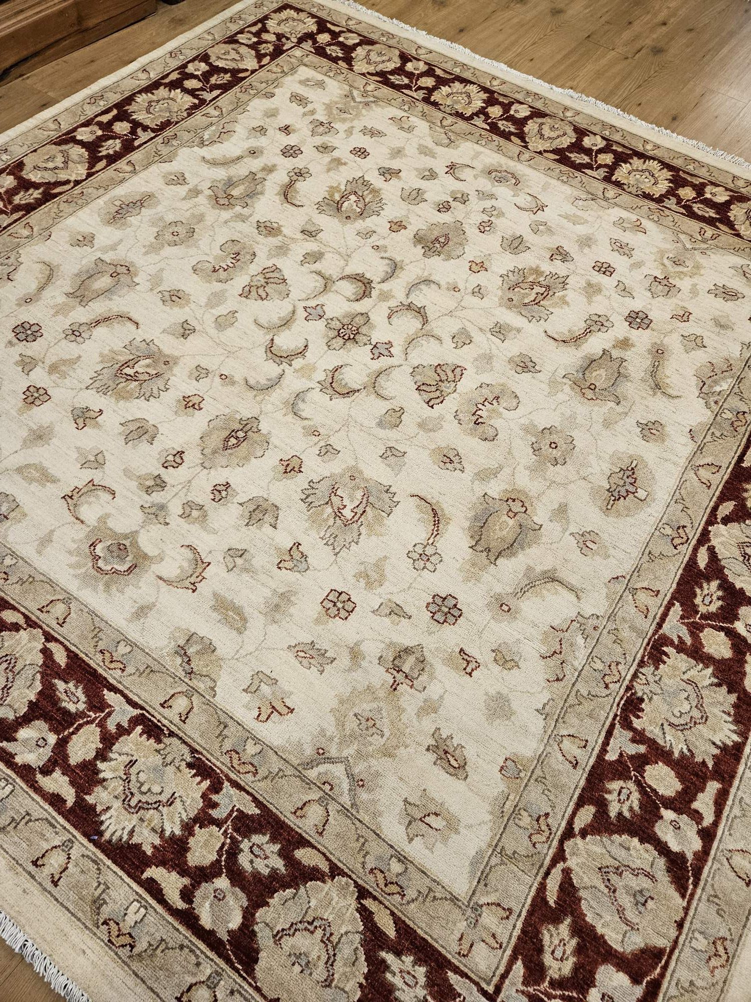 240x236 handgeknoopt oosters tapijt ziegler ID32983 - Afbeelding 2