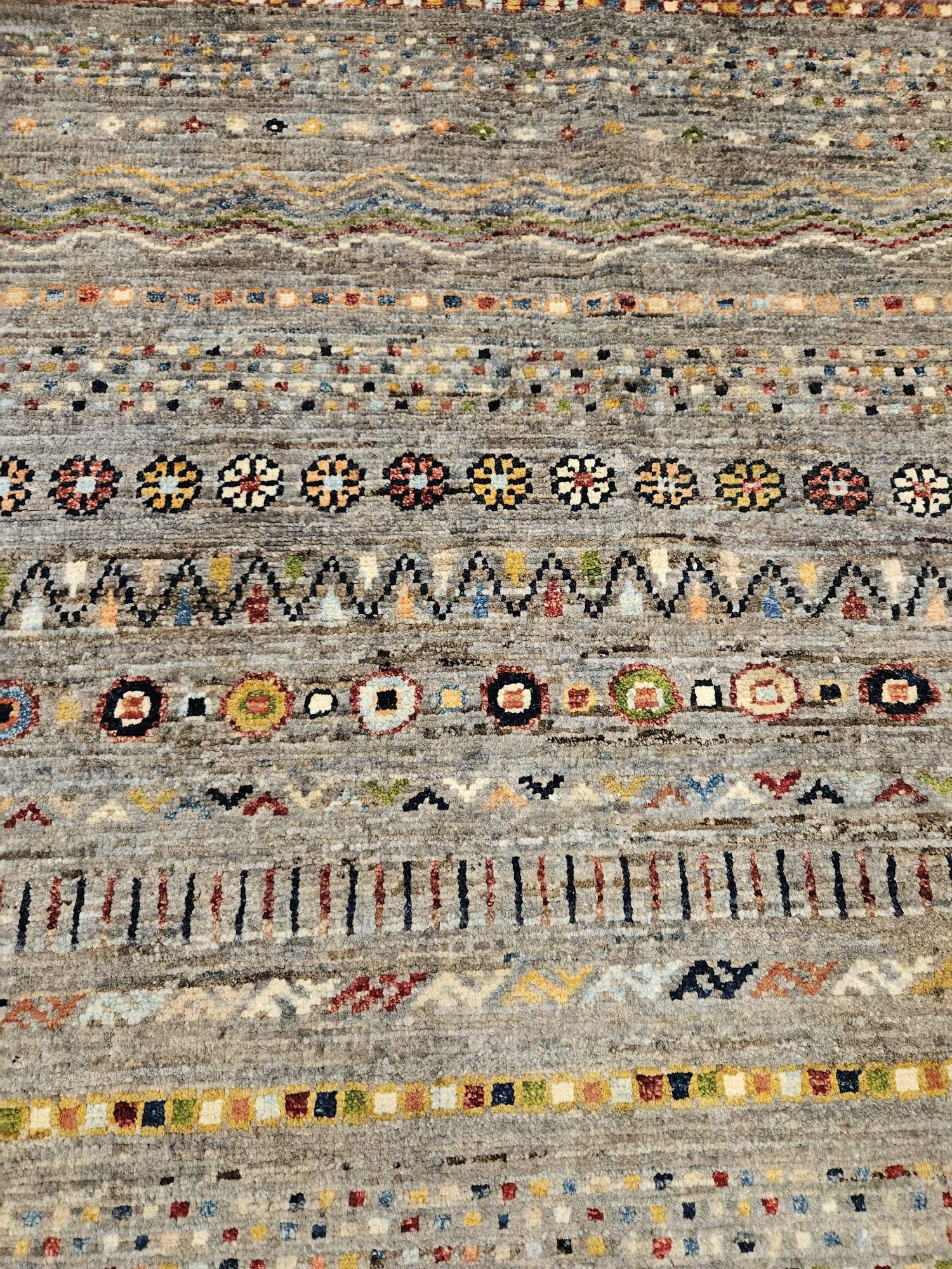 296x246 handgeknoopt oosters tapijt modern design ID32985 - Afbeelding 3