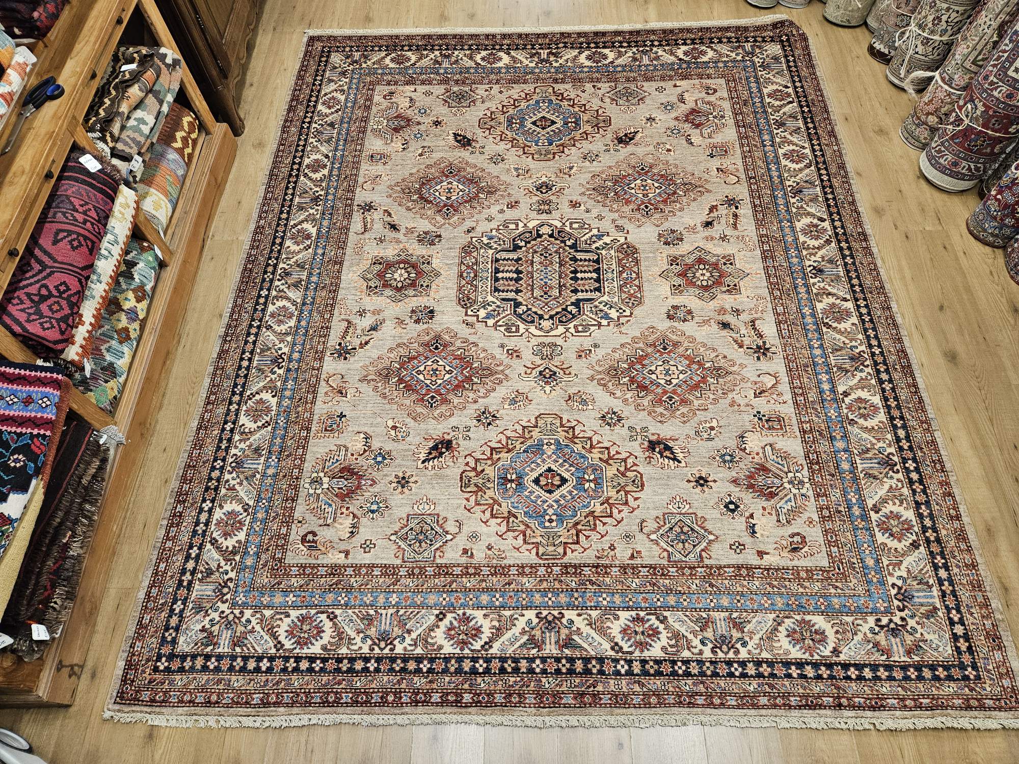 305x248 handgeknoopt oosters tapijt kazak super ID32981