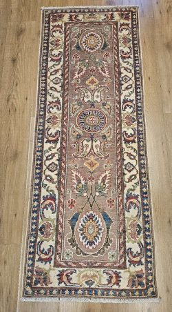 172x65 handgeknoopt oosters tapijt loper kazak ID32878