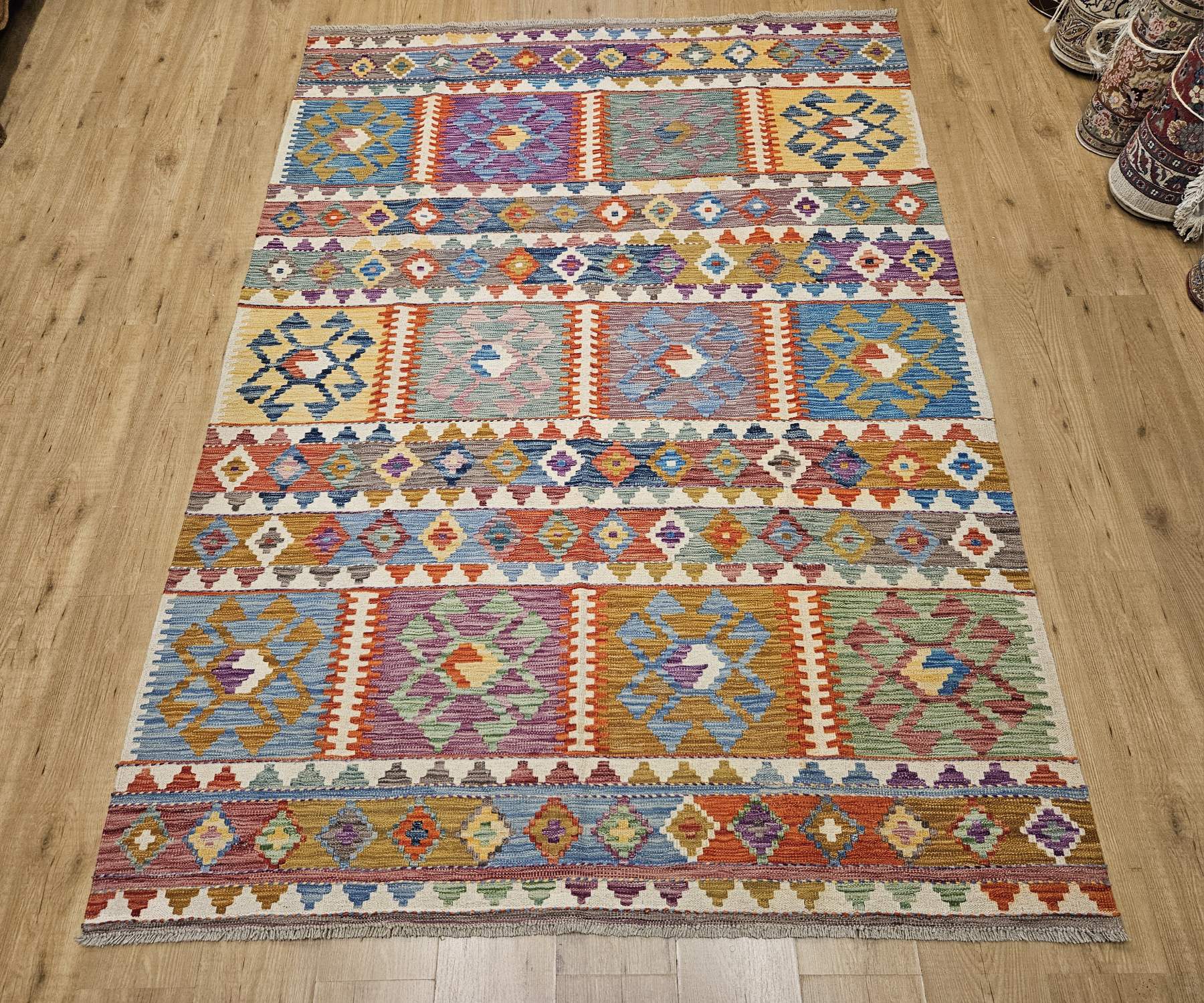 240x171 handgeweven oosterse wollen kelim ID32938