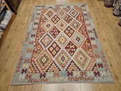 245x183 handgeweven oosterse wollen kelim ID33033