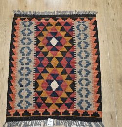 087x73 handgeweven oosterse wollen kelim ID32872