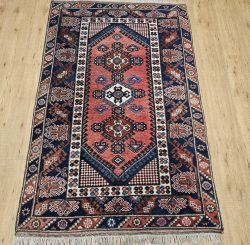 193x120 vintage handgeknoopt oosters tapijt bergama ID33017