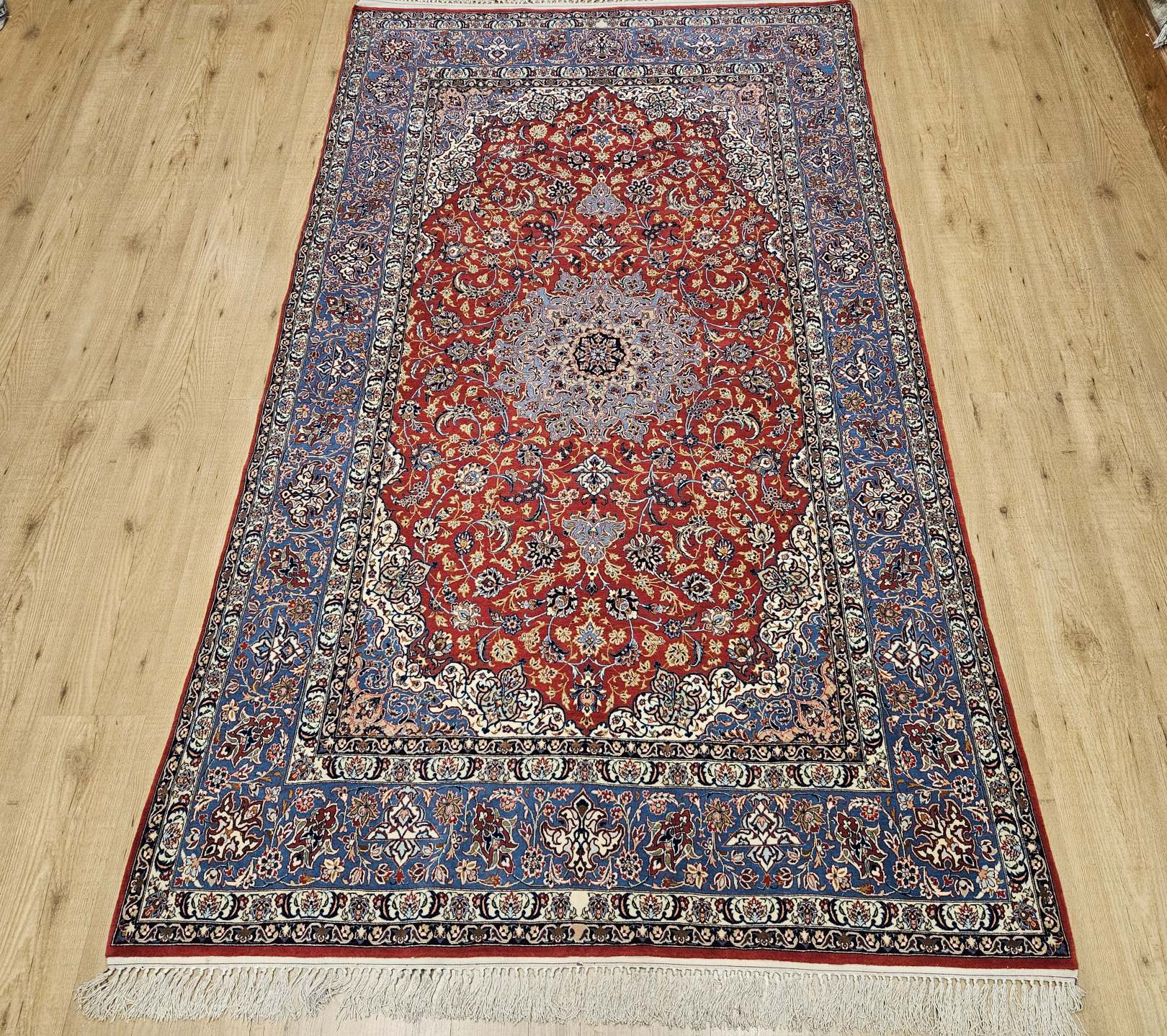258x140 vintage handgeknoopt perzisch tapijt isfahan ID33011
