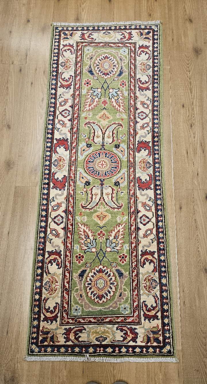 169x64 handgeknoopt oosters tapijt loper kazak ID33111