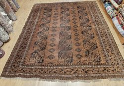 300x255 vintage handgeknoopt oosters tapijt bochara ID33059