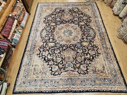 336x244 vintage handgeknoopt perzisch tapijt kirman ID33083