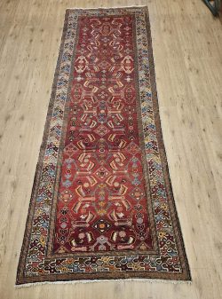 320x113 vintage handgeknoopt perzisch tapijt loper ID33134