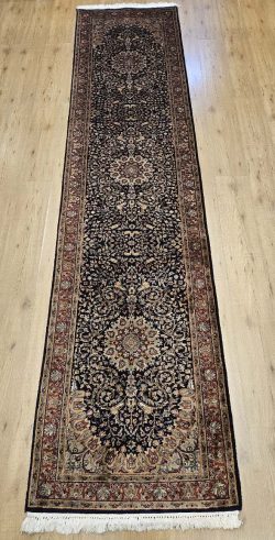364x82 vintage handgeknoopt oosters tapijt loper tabriz ID33093