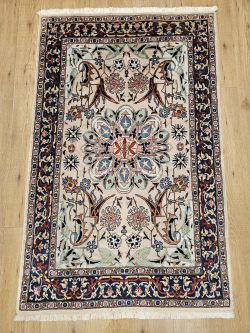 156x96 vintage handgeknoopt perzisch tapijt tabriz ID33121