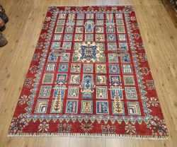 239x175 handgeknoopt oosters tapijt kazak ID33226