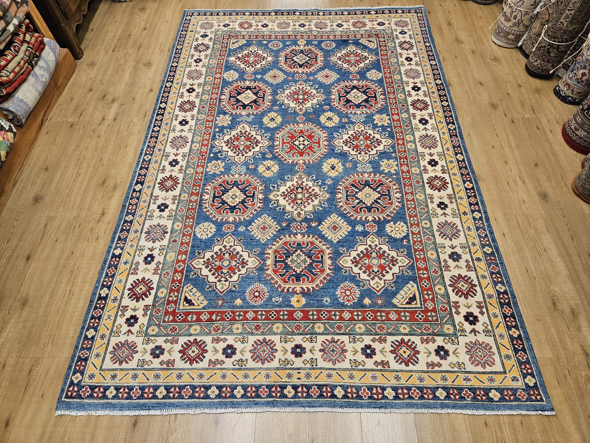 279x183 handgeknoopt oosters tapijt kazak ID33218