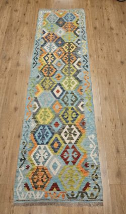 278x76 handgeweven oosterse wollen kelim loper ID33220