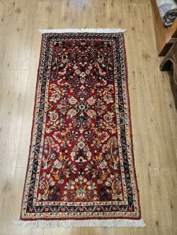 131x65 handgeknoopt perzisch tapijt sarough ID33246