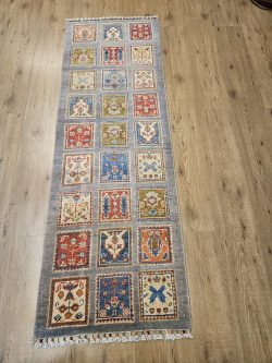 183x62 handgeknoopt oosters tapijt loper modern ID33278