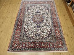 225x160 vintage handgeknoopt perzisch tapijt isfahan ID33300