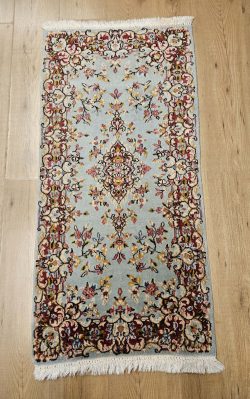 127x62 vintage handgeknoopt perzisch tapijt kirman ID33258