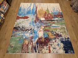 246x203 handgeknoopt oosters tapijt modern design ID33392