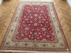398x214 vintage handgeknoopt perzisch tapijt kashan ID33340