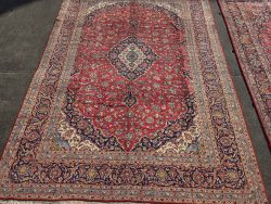 400x300 vintage handgeknoopt perzisch tapijt kashan ID33344