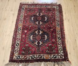 150x115 vintage handgeknoopt perzisch tapijt qashqai ID33490