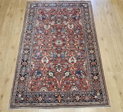 204x132 vintage handgeknoopt perzisch tapijt sarough ID33502