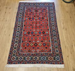 220x130 handgeknoopt perzisch tapijt hamadan ID33582