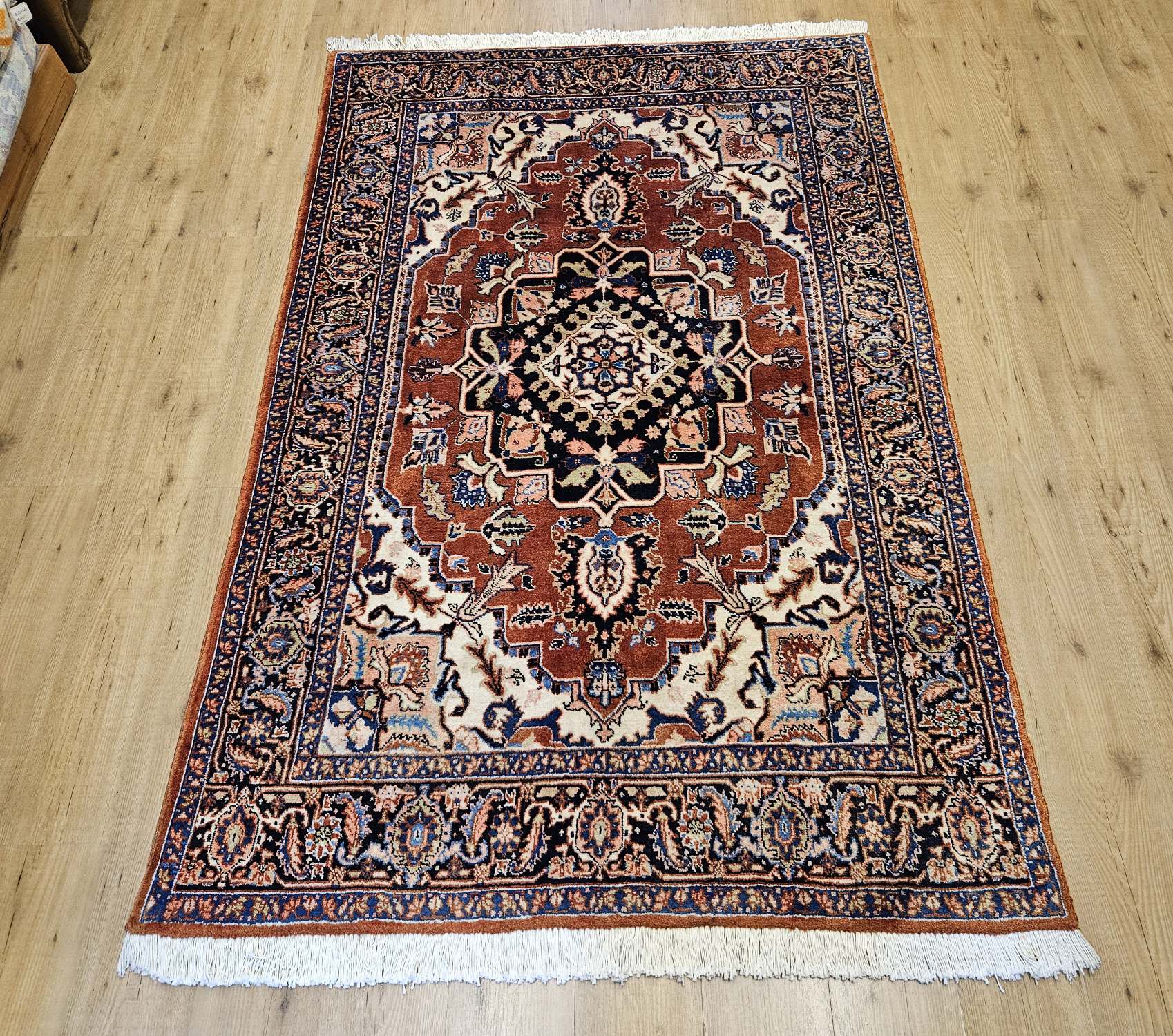 230x147 handgeknoopt perzisch tapijt heriz ID33546