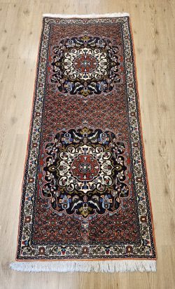 204x81 handgeknoopt perzisch tapijt loper bidjar ID33572