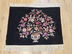 92x70 handgeknoopt perzisch tapijt tabriz 50raj ID33518