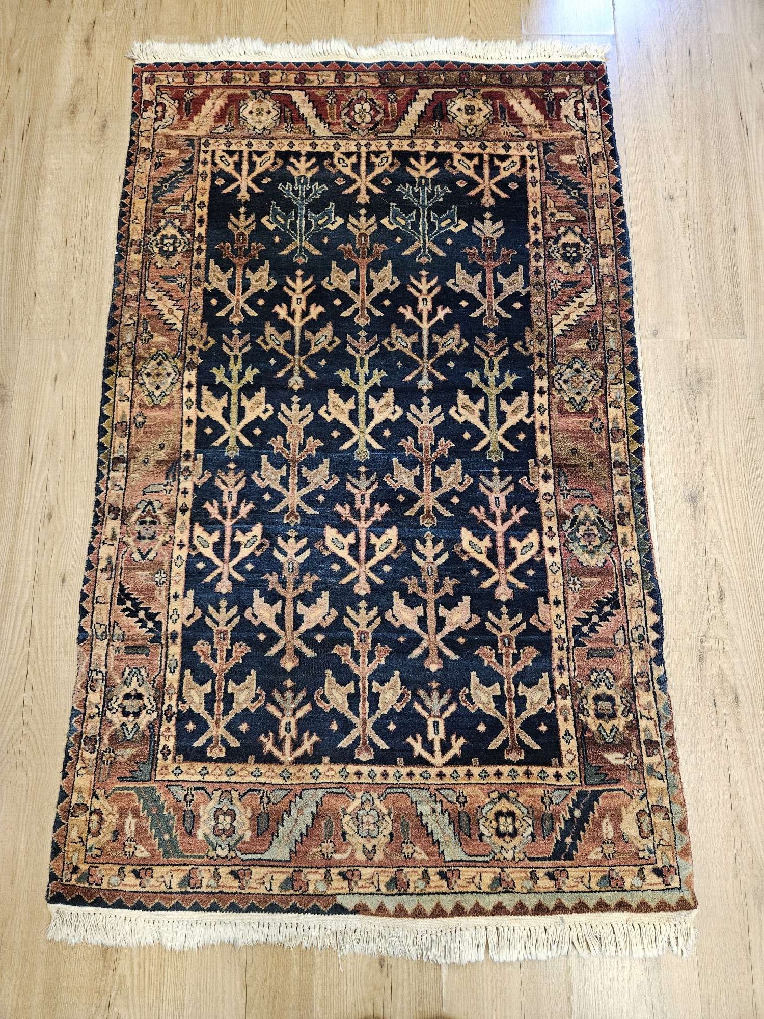 165x97 vintage handgeknoopt perzisch tapijt ID33586