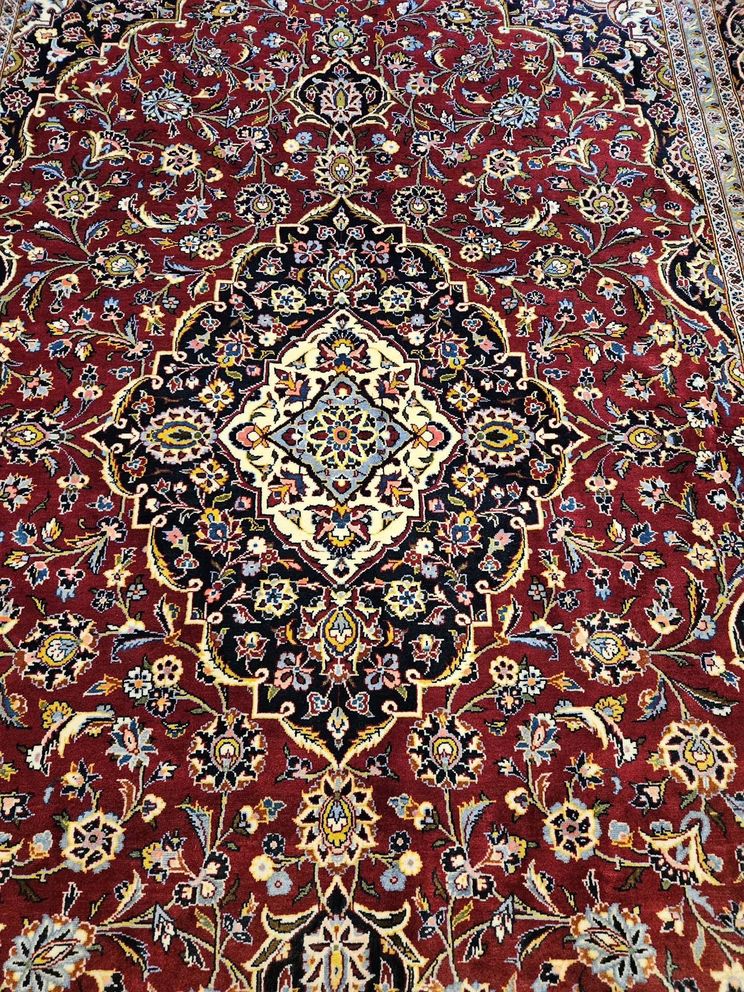 335x219 handgeknoopt perzisch tapijt kashan ID33600 - Afbeelding 2