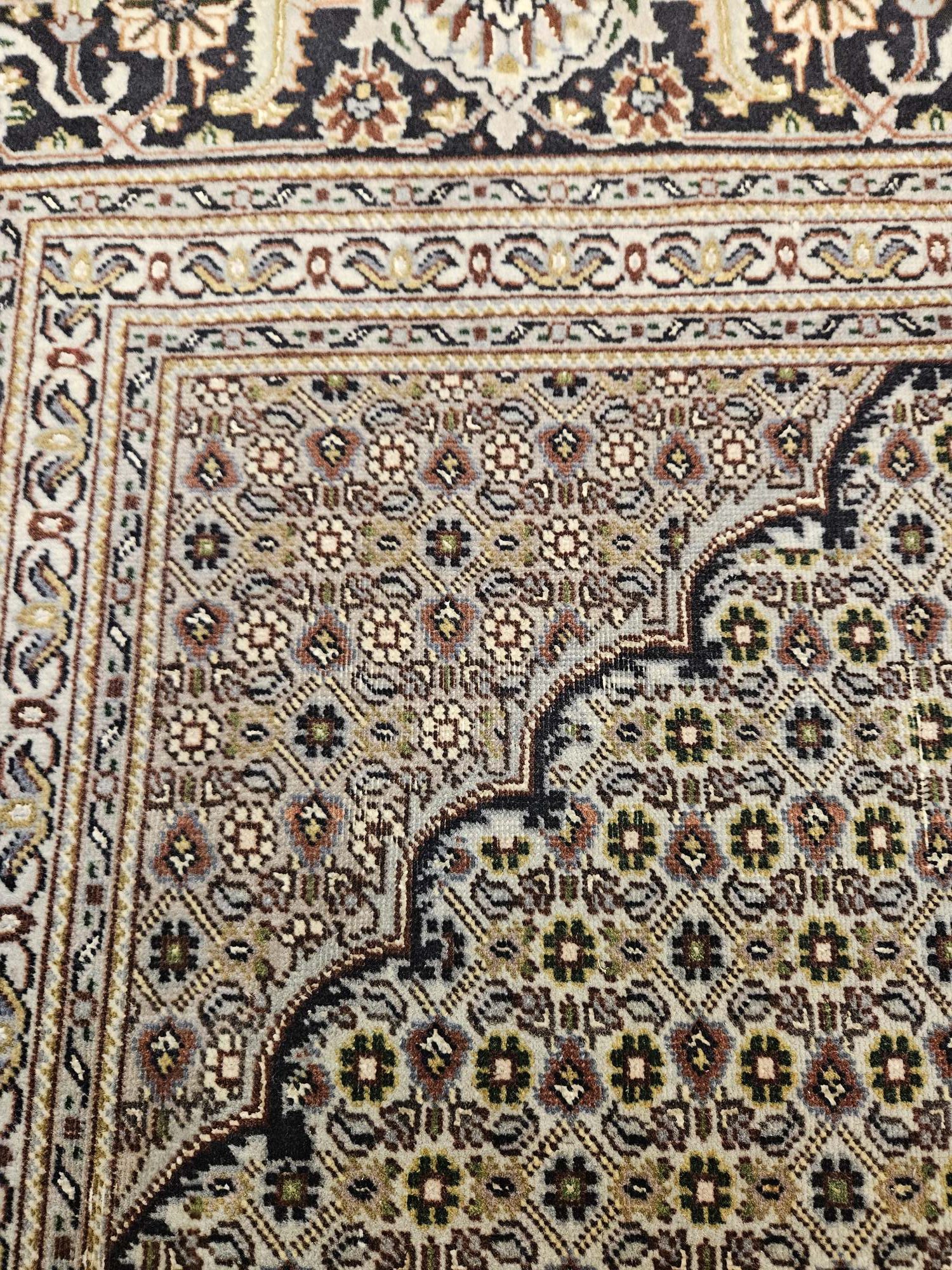 318x204 vintage handgeknoopt perzisch tapijt tabriz 40raj ID33646 - Afbeelding 3