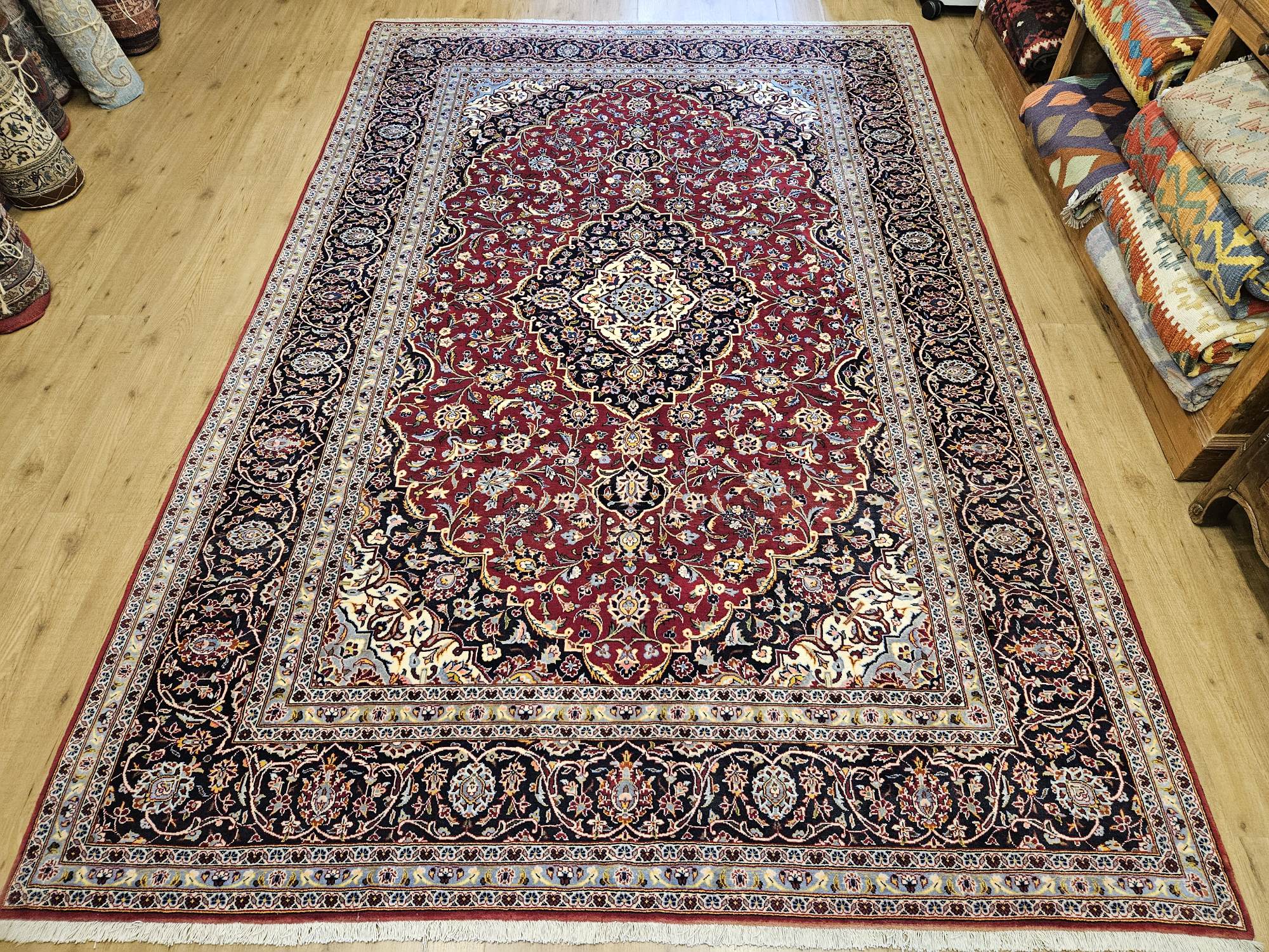 335x219 handgeknoopt perzisch tapijt kashan ID33600