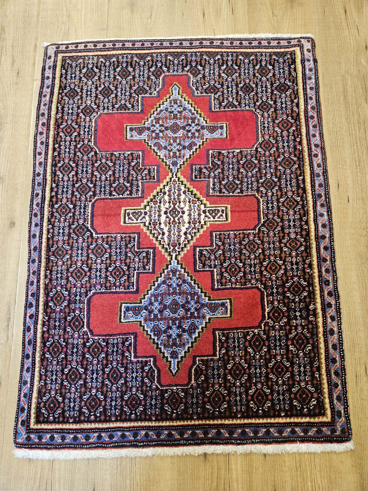 103x74 handgeknoopt perzisch tapijt senneh ID33606