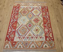 172x129 handgeweven oosterse wollen kelim ID33678
