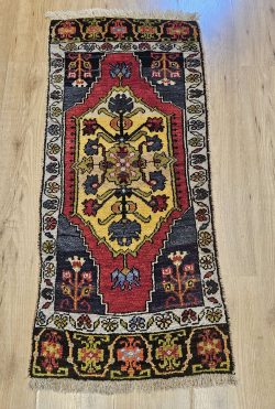 118x53 vintage handgeknoopt oosters tapijt ID33668
