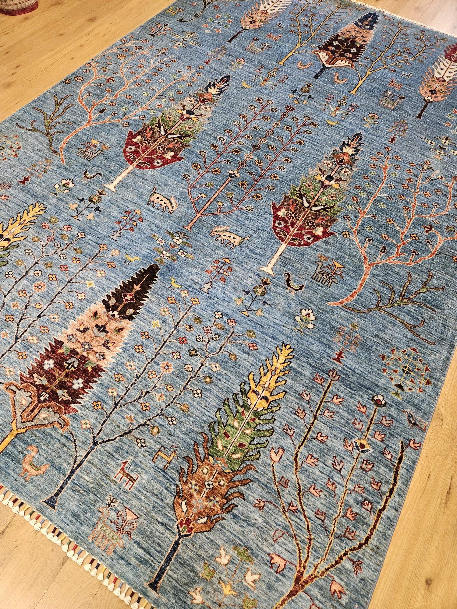299x201 handgeknoopt oosters tapijt loribaf ID33740 - Afbeelding 2